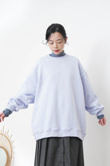 Pastel purple oversized pullover