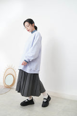 Pastel purple oversized pullover