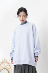 Pastel purple oversized pullover