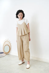 Line cami top w/ trousers in set