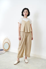 Line cami top w/ trousers in set