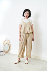 Line cami top w/ trousers in set