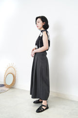 B&W floral pattern vest