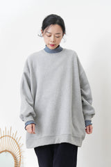 Grey oversized pullover
