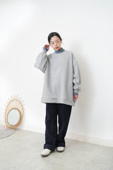 Grey oversized pullover