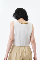 Minimal checked vest