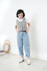 Light blue mom jeans