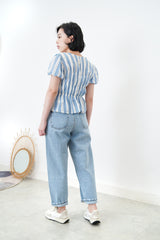 Light blue mom jeans