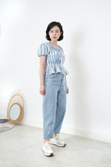 Light blue mom jeans