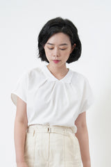 White collar vest