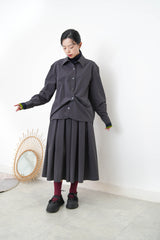 Charcoal oversized shirt