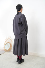 Charcoal oversized shirt