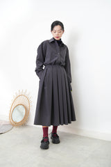 Charcoal oversized shirt