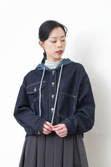 Pastel blue soft inner in loose collar