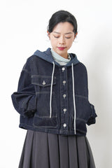 Pastel blue soft inner in loose collar