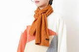 Blur cashmere wool scarf in diamond shape