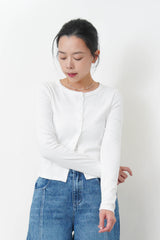 White soft cotton crop jacket in lace trimmed