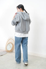 Grey hoodies with Tee inner