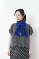 Dark grey soft knit vest