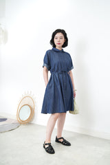 Summer denim one piece w/ straps