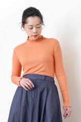 Orange ruffle fringe inner