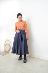 Orange ruffle fringe inner