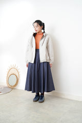 Orange ruffle fringe inner