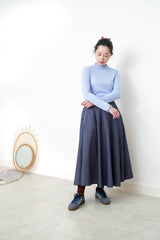 Blue ruffle fringe inner