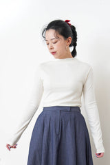 Ivory soft funnel neck inner