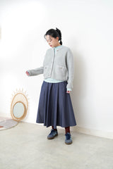 Teal soft funnel neck inner