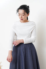 White off shoulder w/ inner vest