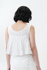 Checked layers summer vest