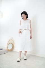 Checked layers summer vest