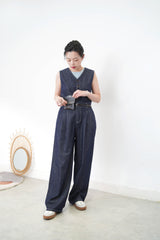 Summer denim dungarees