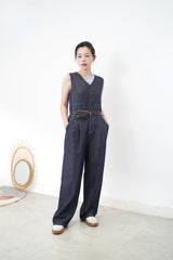 Summer denim dungarees