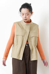 Orange ruffle fringe inner