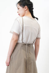 Light beige cami dress w/ adj. straps