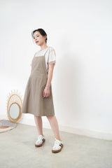 Light beige cami dress w/ adj. straps