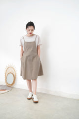 Light beige cami dress w/ adj. straps
