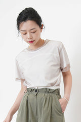 Sheer tee top