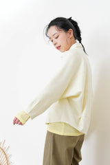 Ivory shirt jacket