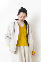 Off white windbreaker jacket w/ inner quilted