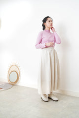 Pink ruffle fringe inner