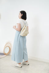 Light blue denim overall