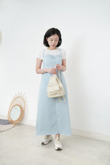 Ivory pu backpack