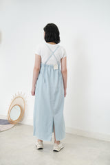 Light blue denim overall