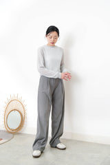 Pastel blue cashmere & mohair premium top