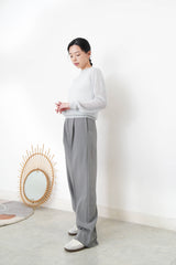 Pastel blue cashmere & mohair premium top