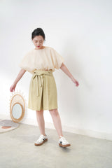 Yellow double layering ballon top