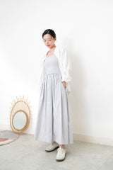 Light grey cami one piece dress